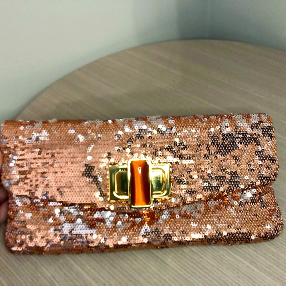 Kate Landry Sequined Clutch